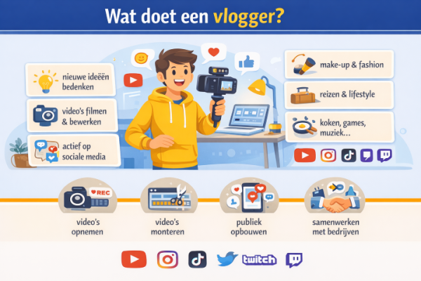 Wat doet een vlogger